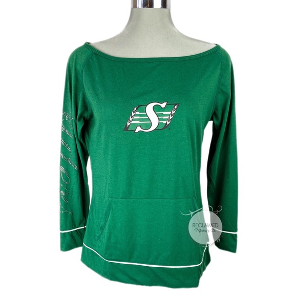 Tops - SASKATCHEWAN ROUGHRIDERS Kangaroo Pocket Shirt | M